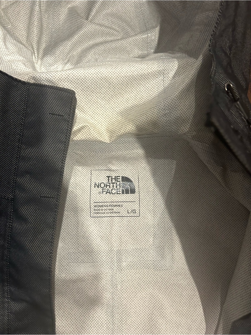 The North Face Gray and Light Gray Women's Hooded Jacket - Picture 2 of 4